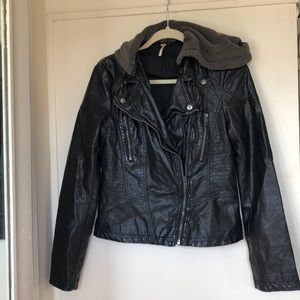 Vegan leather jacket